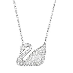 Touchstone Crystal Swan Necklace